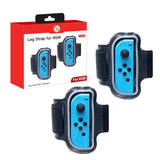 2-pack Joy-con Leg Straps for Nintendo Switch - Black - Rear View