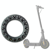 Black 10 Solid Rubber Tire For Ninebot Max G30 Electric Scooter - Front View