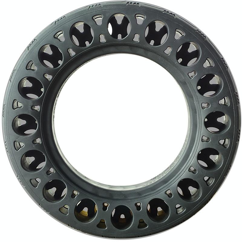 Black 10 Solid Rubber Tire For Ninebot Max G30 Electric Scooter
