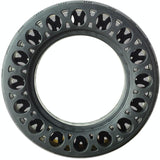 Black 10 Solid Rubber Tire For Ninebot Max G30 Electric Scooter - Side View