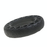 Black 10 Solid Rubber Tire For Ninebot Max G30 Electric Scooter - Top-Down View