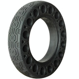 Black 10 Solid Rubber Tire For Ninebot Max G30 Electric Scooter - Rear View