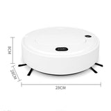 Smart Humidifying Sweeping Robot with Spray and Mop - Side View