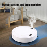 Smart Humidifying Sweeping Robot with Spray and Mop - Rear View