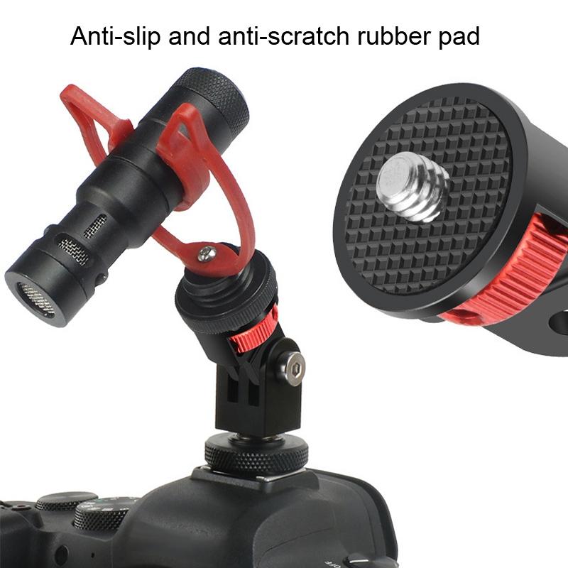Universal Tripod Adapter for Action Cameras - 1 / 4 Inch Screw - Black