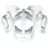 Universal Vr Wall Mount Stand - Compatible - White - Rear View