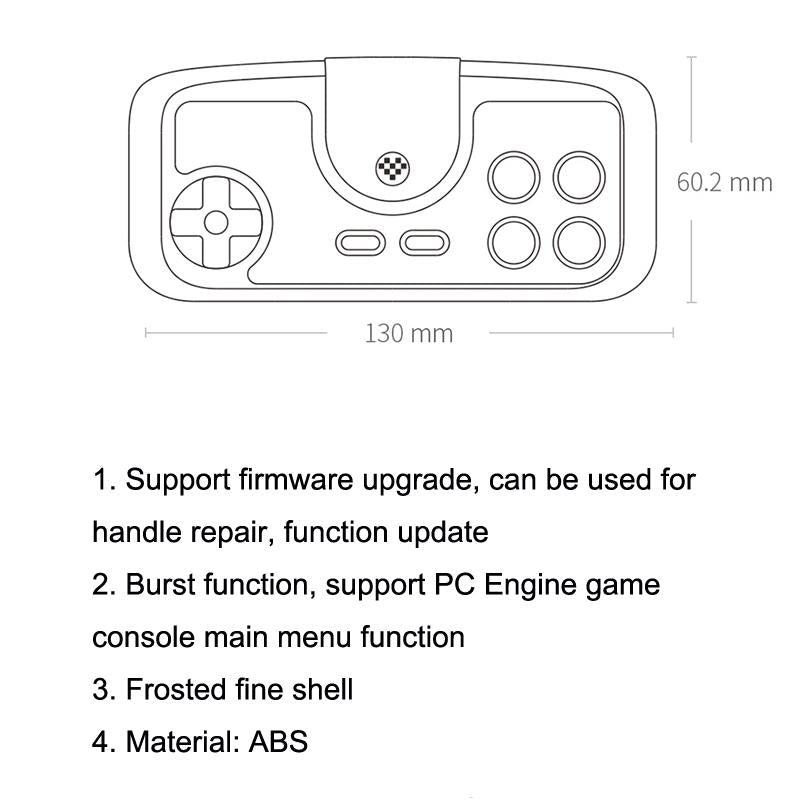 8bitdo Pce2.4g Wireless Gamepad for Nintendo Switch - Light Gray