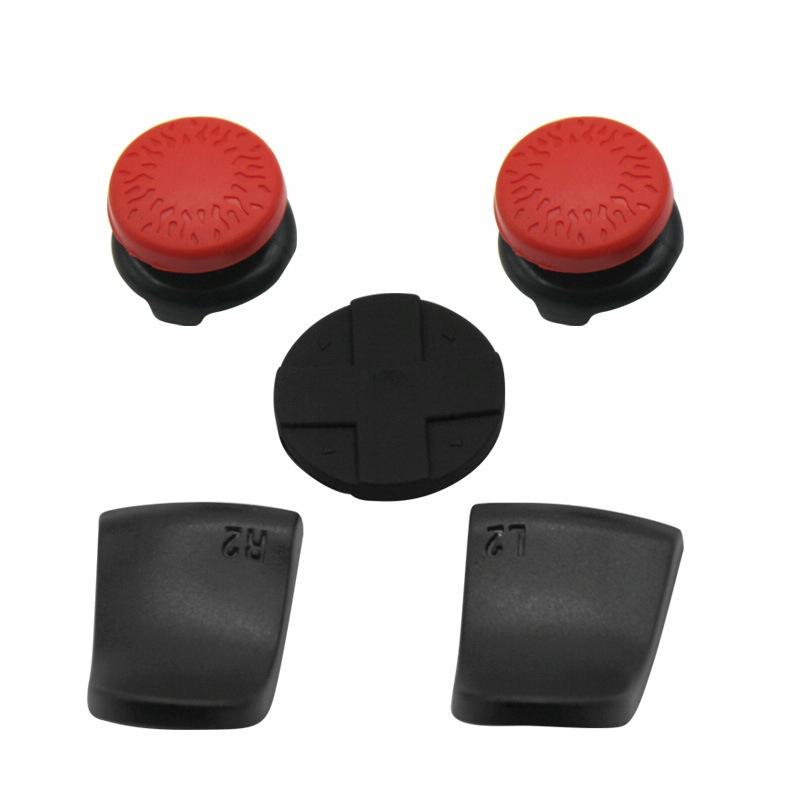 5-in-1 L1 / R1 Extended Key Game Handle for Sony Ps5 - Cross & Lengthened Keys - Black
