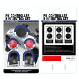 5-in-1 L1 / R1 Extended Key Game Handle for Sony Ps5 - Cross & Lengthened Keys - Black - Top-Down View