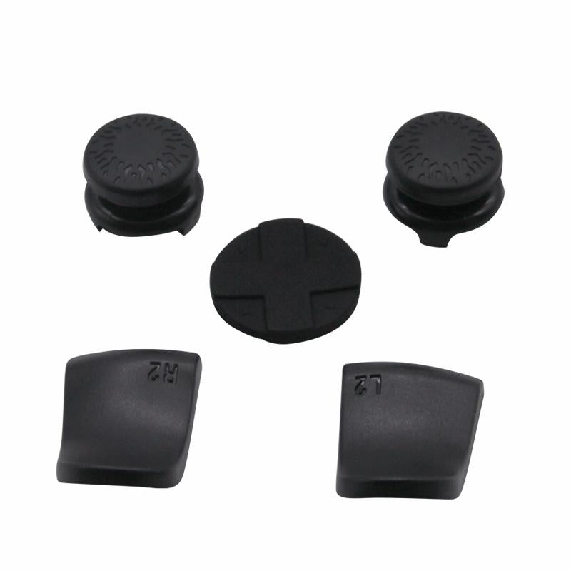 5-in-1 L1 / R1 Extended Key Game Handle for Sony Ps5 - Cross & Lengthened Keys - Black