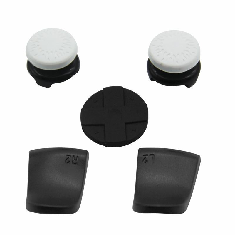 5-in-1 L1 / R1 Extended Key Game Handle for Sony Ps5 - Cross & Lengthened Keys - Black