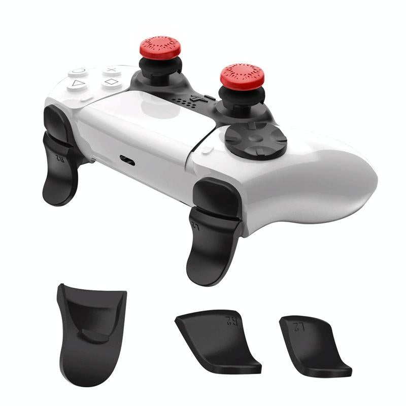 5-in-1 L1 / R1 Extended Key Game Handle for Sony Ps5 - Cross & Lengthened Keys - Black