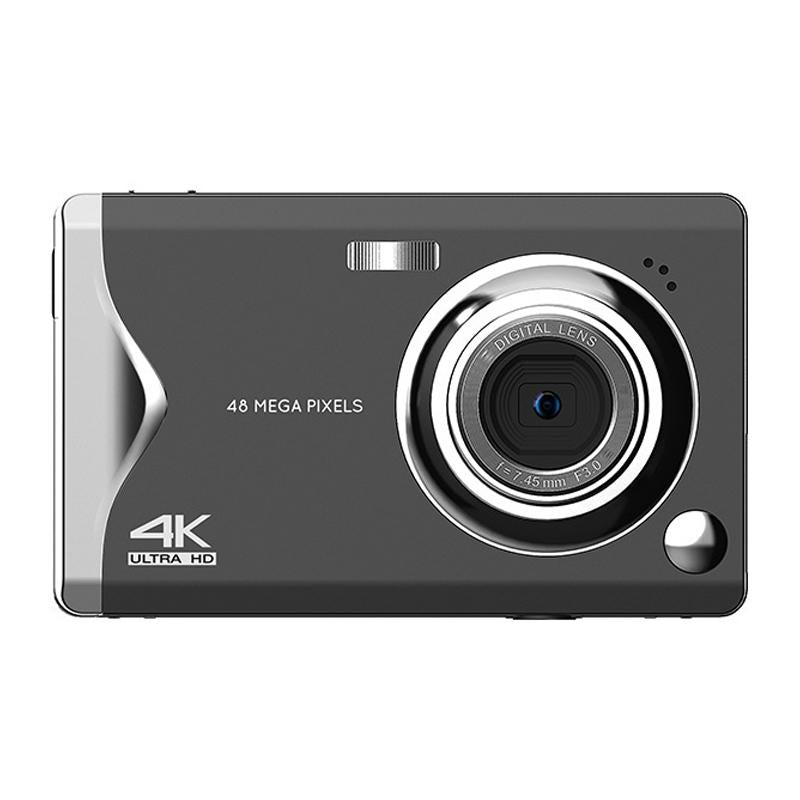 3.0-inch Autofocus 4k Hd Digital Camera with Hd Screen - Black