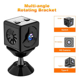 1080P Infrared Outdoor Hd Night Vision Camera - Black - Side View