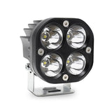 Car 3 Inch 4Leds Continuous Spotlight 20W / 2000Lm / 6000K / Dc9 - 80V - White - Front View