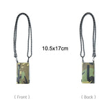 Retro Messenger Bag Single Shoulder Fanny Pack Camouflage - Front View