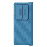 For Samsung Galaxy Z Fold4 5G Mirror Pro Camshield Case Set - Blue - Extra Image