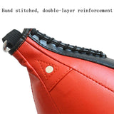 Black And White Suspended Pear-Shaped Speed Ball For Boxing - Black Red White - 45-Degree Angle
