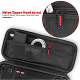 Steam Deck Handheld Console Storage Bag - Hard Eva Oxford Cloth - Black - 45-Degree Angle