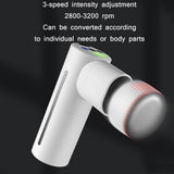 Brushless Massager With Hot Compress For Muscle Relaxation - Top-Down View