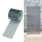 Anti-mosquito Door Curtain Net for Window Repair - Gray