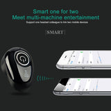 Mini Bluetooth Earphone with Mic - S650 Gen 2 - Black - Close-Up Angle