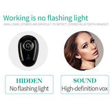 Mini Bluetooth Earphone with Mic - S650 Gen 2 - Black - Low Angle