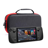 Waterproof Steam Deck Storage Bag with Interlayer - Black - Front View