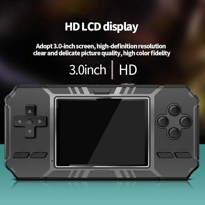 520 Classic Games Handheld Console With 3.0 Screen For S8 - Blue