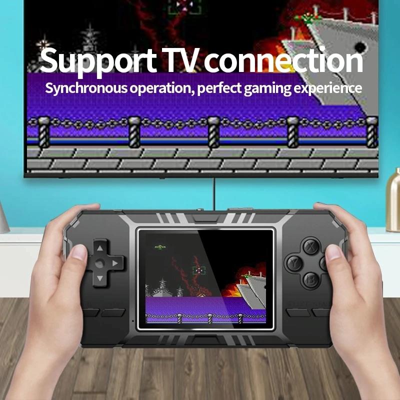 520 Classic Games Handheld Console With 3.0 Screen For S8 - Blue