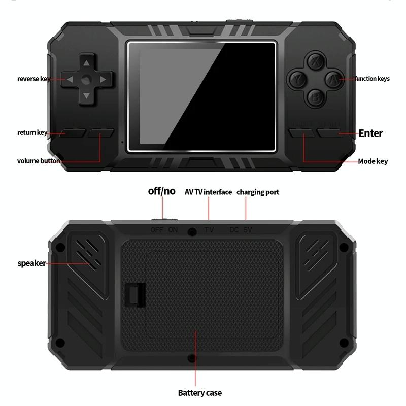 520 Classic Games Handheld Console With 3.0 Screen For S8 - Blue