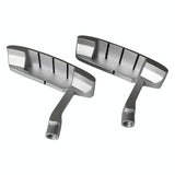 Kids Golf Putter Head - Single-sided Zinc Alloy Practice Putter - Silver - Side View
