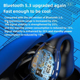 Wireless Noise-cancelling Bluetooth Earbuds with Led Display - White - Low Angle