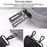 13.3 Inch Laptop Carrying Bag with Shoulder Strap - Handheld Briefcase Style - Black