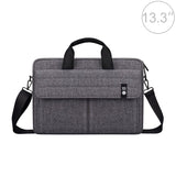 13.3 Inch Laptop Carrying Bag With Shoulder Strap - Handheld Briefcase Style - Black - Extra Image
