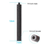 Aluminum Alloy Extension Rod with Diamond Texture - 45-Degree Angle