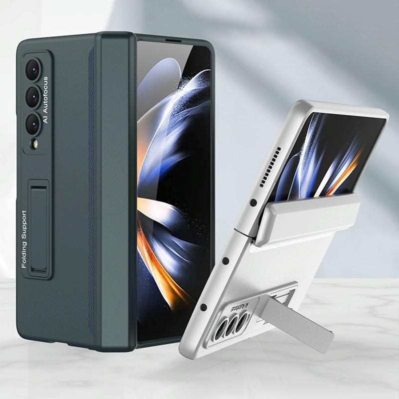 For Samsung Galaxy Z Fold4 5G Foldable Magnetic Hinged Case - Black