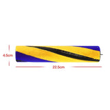 Soft Velvet Suction Head Brush for Dyson V12 V15 Slim Vacuum Cleaner - Red Blue - Top-Down View