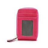 Woven Mini Coin Purse For Ladies Student Id & Card Holder - Black
