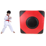 Thickened Square Boxing Wall Target - Magic Stickers - 40X40X10 - Yellow Black - Low Angle