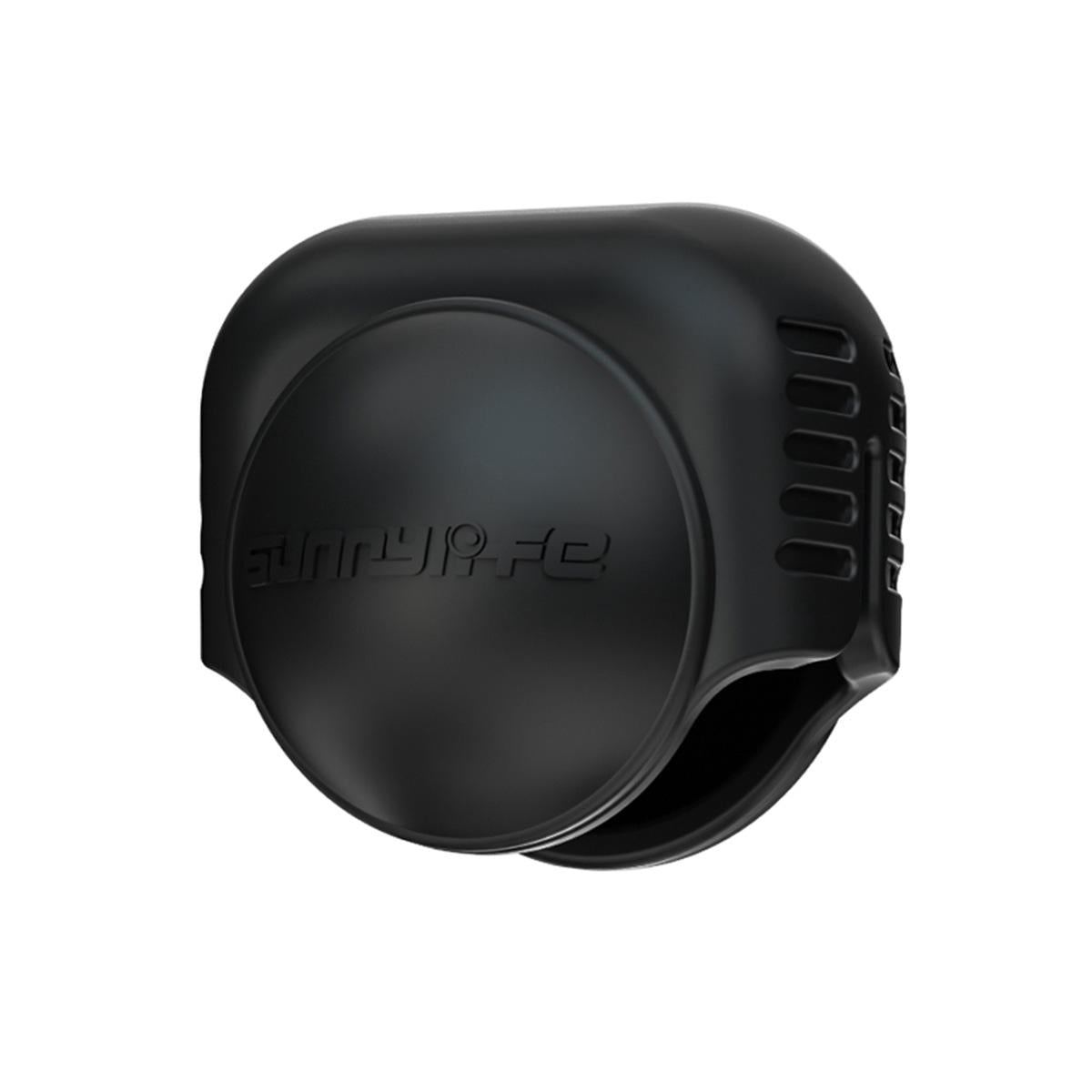 Silicone Shockproof Case and Lens Cover for Insta360 X4 by Sunnylife - Black - Lens Body Cover Kit