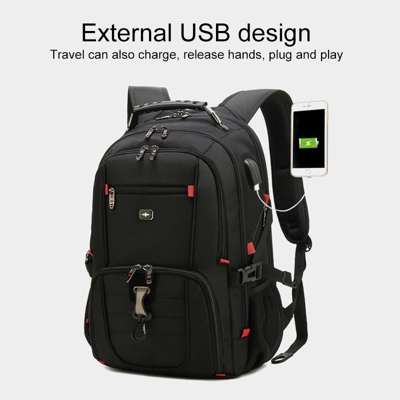 Waterproof Usb Backpack For Business Use - 20 Inch