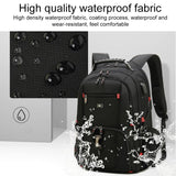 Waterproof Usb Backpack For Business Use - 20 Inch - Top-Down View