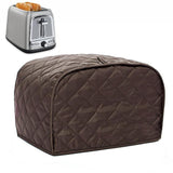 Large Home Bread Maker Dust Cover - Polyester - Black - Low Angle