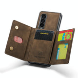 For Samsung Galaxy Z Fold4 5G Multi-Card Phone Case - Fits Dg.Ming M2 Series - Green