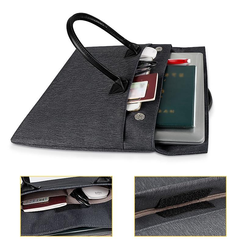 Portable Waterproof Laptop Case - Fits 14.1-15.4 Inches - Navy Blue