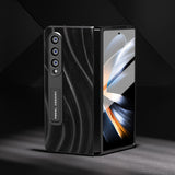 For Samsung Galaxy Z Fold4 5G Galactic Pattern Phone Case - Integrated Protection - Grey - Low Angle