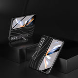 For Samsung Galaxy Z Fold4 5G Galactic Pattern Phone Case - Integrated Protection - Grey - Extra Image