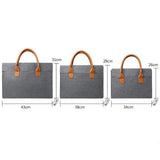 Lightweight Oxford Cloth Laptop Bag with Pu Handle - Portable - Red - 14 Inch - 45-Degree Angle