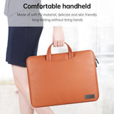 15 Inch Waterproof Laptop Bag with Power Pack and Inner Pouch - Brown